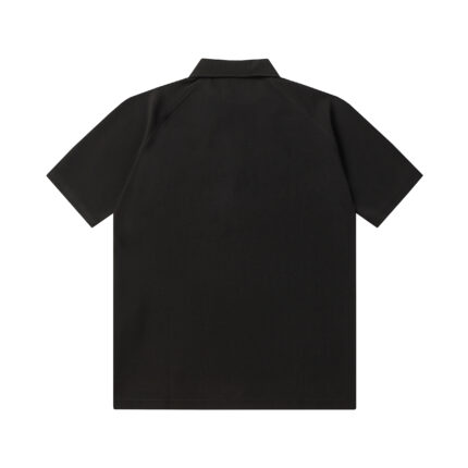 Essentials Fear of God Polo Half Zip T-Shirt – Black