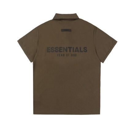 Essentials Fear of God Polo Shirt - Brown