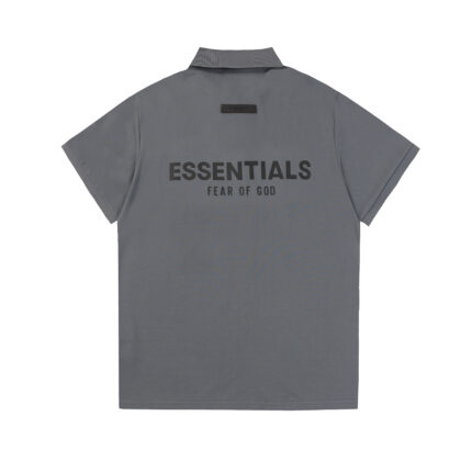 Essentials Fear of God Polo Shirt - Dark Grey
