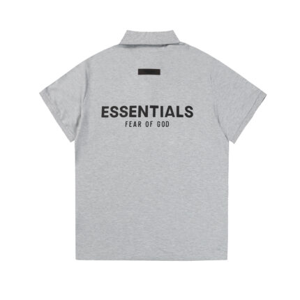 Essentials Fear of God Polo Shirt - Light Grey