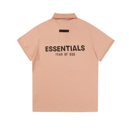 Essentials Fear of God Polo Shirt - Light Peach